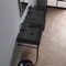 Black Modern Double Console Sink, 48